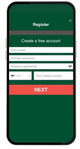 CasinoMate Casino register